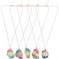 thumbnail image 4 of Miangastore 5pcs Natural Crystal Stone Hanging Ornament Delicate Natural Stone Decoration, 4 of 8