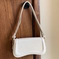 thumbnail image 3 of Bolso de cuero para mujer con correa ajustable bolso cruzado para axila bolso de compras, 3 of 9