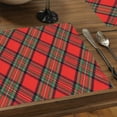 thumbnail image 4 of CounterArt "Christmas Plaid" 24 Sheet Reusable Premium Paper Stock Placemats, 4 of 6