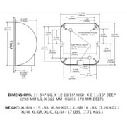 XLERATOR⢠Hand Dryer, 110-120V
