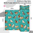 thumbnail image 5 of Cartoon Shiba Inu Dog Toddler Nap Mats for Kids Preschool,Sleeping Mat Bag or Kids,Toddler Sleeping Bag,Toddler Nap Mat or Daycare, 5 of 6
