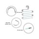 thumbnail image 3 of Black 4 pcs Trouser Hangers Stainless Steel Pants Hanger Space Saving S-Type Clothes Pants Hanger Non-Slip Closet Organizer for Jeans Trousers Towels, 3 of 4