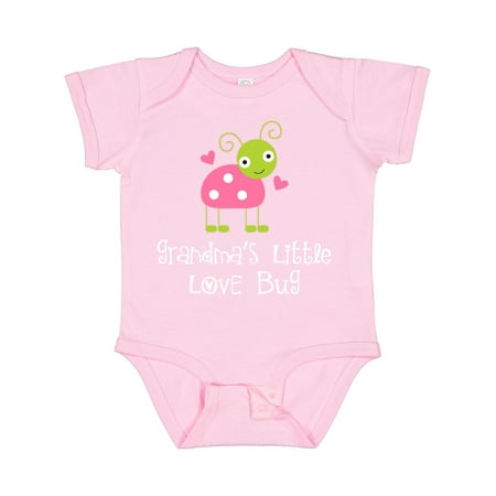 

Inktastic Grandma Little Love Bug Grandchild Girls Baby Bodysuit