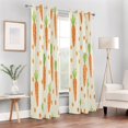 thumbnail image 6 of Blackout Curtains Window Curtain for Bedroom Living Room 1 Panel 82"x42" Carrot and Polka Dots, 6 of 8