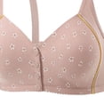 thumbnail image 4 of Gytharion Front Button Plus Size Bras for Women Wireless Push-up Bras Breathable Adjustable Everyday Bra,36B/C-46B/C, 4 of 4
