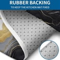 thumbnail image 4 of Black Marble Gold Line Pattern Bathroom Rugs Sets 3 Piece,Toilet Cover Set,Absorbent Non Slip Bathroom Mats Sets with U-Shaped Contour Rug Toilet Rug Set, 4 of 5