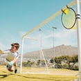 thumbnail image 5 of Soccer Nets Goals for Backyard, 17.7 inch Diamete Kids Soccer Goal for Training, Football Soccer Target Net Practice Equipment to Improve Shooting Accuracy, Easy to Attach and Detach, Yellow, 5 of 7