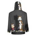thumbnail image 3 of Calvin And Hobbes Full Zip Hoodies Hooded Long Sleeve Jacket Lightweight Sweatshirt Warm Winter Coats 3XL, 3 of 6