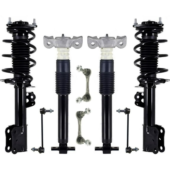 Front Struts Complete Shocks & Links For Mustang 5.0L 15-20 W/O Elctrnic Suspen