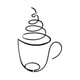 thumbnail image 3 of Decoración de pared con forma de taza de café, adorno decorativo de metal con estilo. 142 cm x 203 cm, 3 of 9
