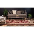 thumbnail image 3 of Unique Loom Voyage Collection Tapis Traditionnel Oriental Design Complexe, 3 3 x 5 3 Rectangulaire, Rouge/tan, 3 of 4