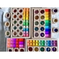 thumbnail image 4 of Juguetes de madera Montessori para niños, bloques transparentes, gemas acrílicas mixtas, juego abierto, 4 of 5