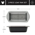 thumbnail image 3 of Farberware Disney Bake with Mickey Mouse 2 Piece Loaf Pan Set, Black, 3 of 7