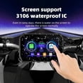 thumbnail image 2 of Moniteur de Navigation GPS 5 Pouces pour Android Auto Bluetooth Étanche Sans Fil pour Moto Filaire 1028x600p, 1 x Moniteur de Navigation 1 x Cordon d'Alimentation, Noir, 2 of 5