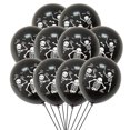 thumbnail image 3 of 10/30 piezas de globos de látex de 12 pulgadas con forma de calabaza fantasma y araña para Halloween, globos de aire para niños, suministros para fiestas de cumpleaños de Helloween, 3 of 5