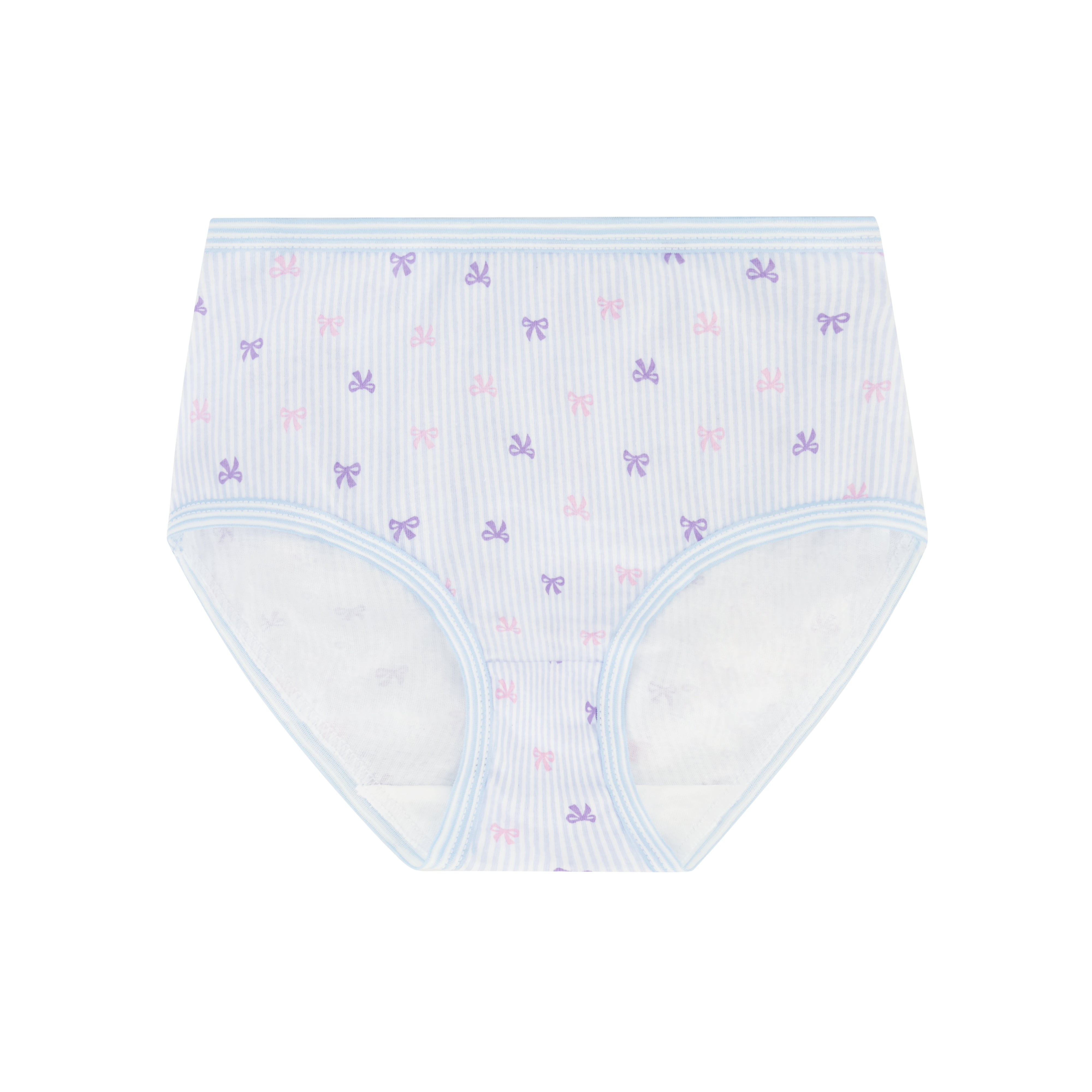 Wonder Nation Girls Cotton Brief Underwear, 10-Pack, Sizes 4-18