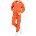 thumbnail image 6 of OGLCCG Girls Sweatsuits 2pcs Sets,Fleece Zip Up Hoodie and Joggers Sweatpants Set, 2-Piece Girls Jogger Set, Sizes 5-6, 6 of 6