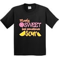 thumbnail image 3 of Inktastic Mostly Sweet, but Somtimes Sour Pink and Yellow Lemons Youth T-Shirt, 3 of 5