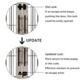 thumbnail image 3 of Unipaws Pet Crate End Table, Double Doors Wooden Wire Dog Kennel with Pet Bed, Large Dog Crate, 3 of 7