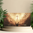 thumbnail image 6 of 1 Pcs License Plate Covers & Frames, Devout Prayer towards a Crucifix in the Clouds For Decorative Front, Aluminum License Plate Covers & Frames Cover For Men Women, 12" X 6", 6 of 7