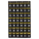 thumbnail image 1 of GOOHOCHY Organizador de pared para el aula: Bolsa de 42 compartimentos para guardar teléfonos móviles y bolsillos. Ideal para oficina y escuela., 1 of 7