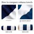 thumbnail image 2 of Toalla Laguna Beach Textile Co. Peluche de gran tamaño, 630 g/m², 178 x 89 cm, 2 of 8