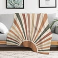 thumbnail image 6 of Boho Sun Aesthetics Throw Blanket Soft Cozy Flannel Fleece Warm Microfiber Blankets for Couch Sofa Bed 50"x60", 6 of 8