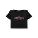 thumbnail image 1 of Camiseta corta holgada para mujer, camiseta recortada de entrenamiento de verano para vacaciones, senderismo, mujer XL, 1 of 7
