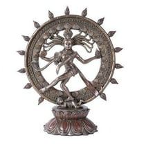Large Hindu Shiva Nataraja Dancing Statue Bronze Finished
