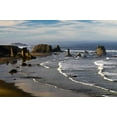 thumbnail image 2 of Rotenberg, Nancy 24x17 White Modern Wood Framed Museum Art Print Titled - Oregon, Bandon Beach Overview of Bandon Beach, 2 of 4