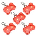 thumbnail image 4 of 5Pcs Side Switch Bone Shape Pet Collar Light Lamp Tag Pendant Supply Waterproof Design, 4 of 9