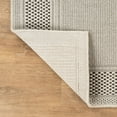thumbnail image 6 of CAMILSON Bordered Non Shedding Easy-Cleaning Indoor Outdoor Easy Jute Rug Bone 2x7, 6 of 8