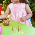 thumbnail image 4 of MOVTOTOP Golden Mini Plastic Musical Instruments for Doll House Decoration 6pcs Set Small Size, 4 of 7
