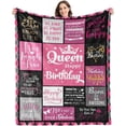 thumbnail image 1 of LHSHID Birthday Gifts for Women BlanketBirthday Decorations for WomenGifts for Women Who Have EverythingGifts for Women Birthday UniqueWomen Birthday Gift IdeasFunny Throw Blanket 60"x80", 1 of 7