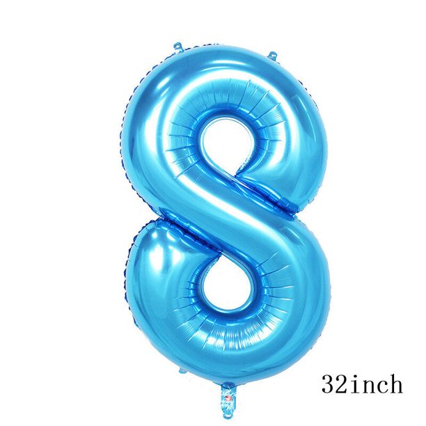 Juego de globos de papel de aluminio para niños, decoración de pancarta de feliz cumpleaños, globos de látex para todos los juegos de fiesta, Toppers de pastel de héroe, 1 Juego