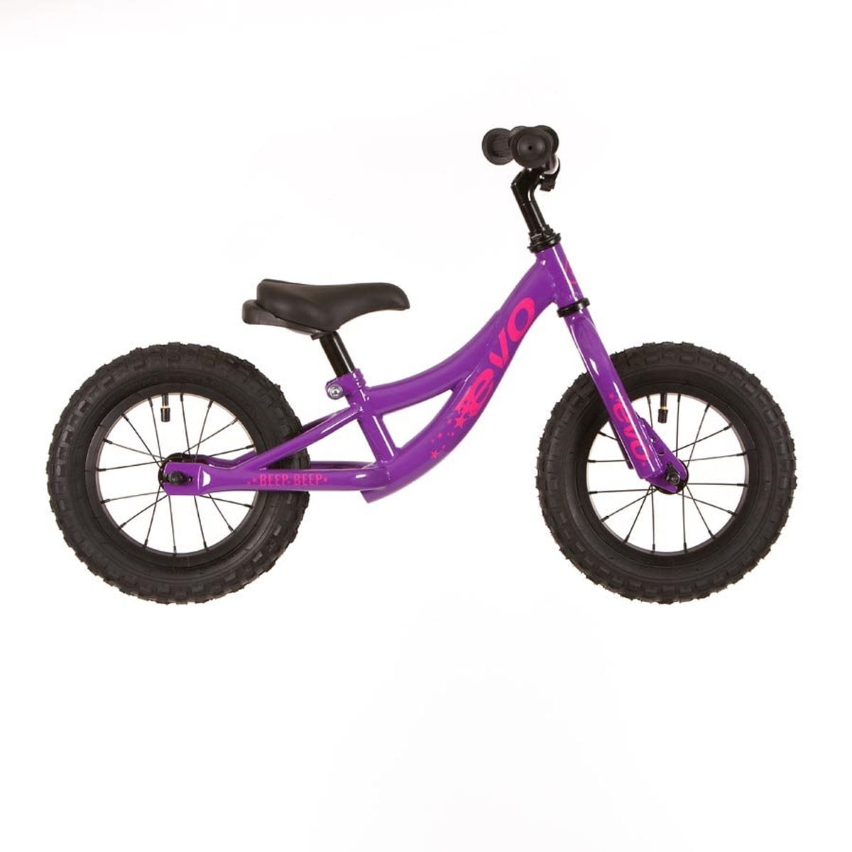 purple balance bike