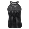 thumbnail image 5 of Sngxgn Womens Tank Tops Spaghetti Strap Camisoles Scoop Neck Tops(Black,M), 5 of 5