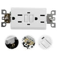 Electrical Outlet 15 Amp GFCI Outlet Bathroom Outlet Ground Fault