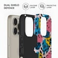 thumbnail image 2 of CASETEROID Tough Case for iPhone 16 Pro Max – Dual-Layer Protection, Shockproof [Compatible with MagSafe] – Wild Graffiti Case, 2 of 5