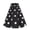 Black, variant on Maoxin Skirt for Women Woman Summer Printing Fold Elastic Waist Self Cultivation Skirt ,Black,XL