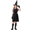 thumbnail image 6 of Kids Witch Costume For Girls Tulle Dress Girl Dresses Cosplay Party Halloween Costumes 6-7 Years Kids Girls Dress, 6 of 6