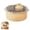E, variant on Salad Spinner and Produce Washer, Multifunctional Vegetable Dryer, Electric Lettuce Spinner with Non-Slip Base, Fruit and Vegetable Washer for Kitchen Prep, Beige