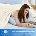 thumbnail image 6 of Regency Heights Full/Queen Cooling Comforter, Silky Soft Lightweight All-Season Blanket, Ivory, 6 of 9