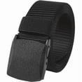 thumbnail image 1 of Lttoisl Durable Nylon Canvas Tactical Belt for Men, Heavy Duty Military Style Web Belt, Quick Release Metal Buckle, 47 Inch Adjustable Pant Strap for Work, Hiking, Outdoor Sports, 1 of 8