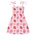 thumbnail image 1 of Robe Fille Tout-Petit Sans Manches à Imprimés de Fruits Robe de Fête de Danse Vêtements pour Enfants Robe Fille Vêtements Taille 3-4T, 1 of 3