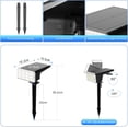 thumbnail image 5 of VOCOO Solar Spot LED Lights Outdoor, Waterproof Landscape Spotlight, 3 Modes Outdoor Solar Garden Lights for Lawn Walkway Driveway - 1Pack, 5 of 8