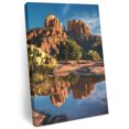 thumbnail image 2 of Desert Canyon Lake Canvas Wall Art for Living Room Bedroom Bathroom, Nature Rustic Southwestern Canvas Art Wall Decor, Artwork for Walls Home Office Decor, 8"x10", 2 of 9