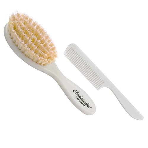 Brosse A Cheveux Ambassador Brosse Pour Bebe Et Amp Peigne Blanc 1 Brosse A Cheveux Walmart Canada
