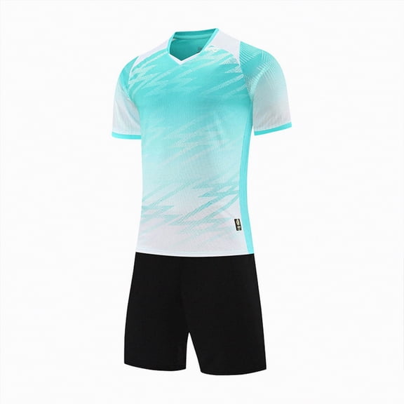Linfrsh Boy Summer Outfits Boys Short Set - 2 Piece Active Performance Short Sleeve Athletic Shirt and Basketball Shorts with Elastic Waistband(Black,13-14 Years)