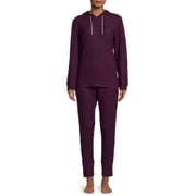 Jessica Simpson Women's Textured Hoodie Set, 2-Piece